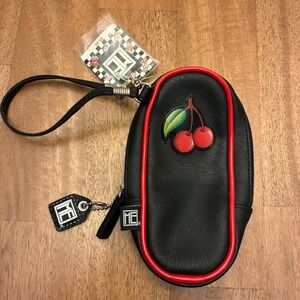 Mary Engelbreit Gregg Gifts Cherry Wristlet Pouch Coin Purse NWT 90s Vintage Zip